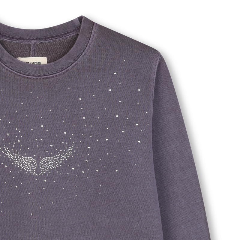 Long sweatshirt with contrasting illustration ZADIG & VOLTAIRE 
                    GIRL