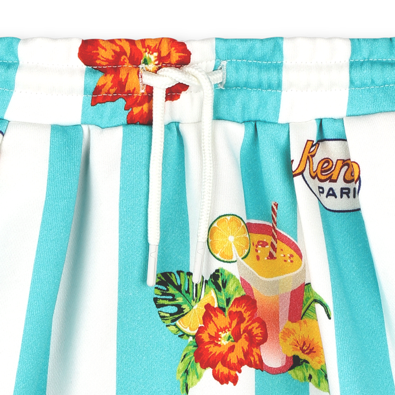 Cotton fleece skirt KENZO KIDS 
                    GIRL