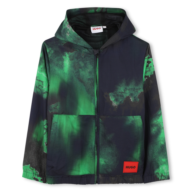Printed hooded windbreaker HUGO 
                    BOY