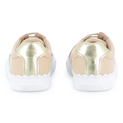 Sheepskin Leather Sneakers CHLOE GIRL