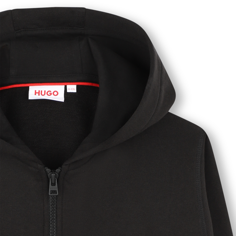 Hooded zipped sweatshirt HUGO 
                    BOY