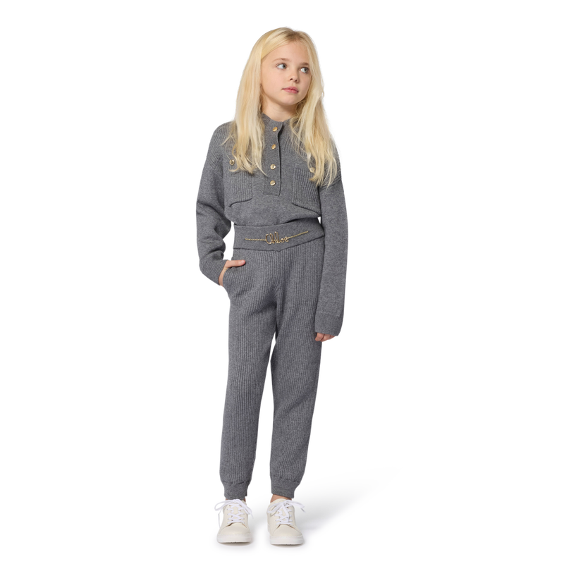 Knitted high-neck sweater CHLOE 
                        GIRL