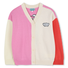 V-Neck Knit Cardigan KENZO KIDS 
                    GIRL