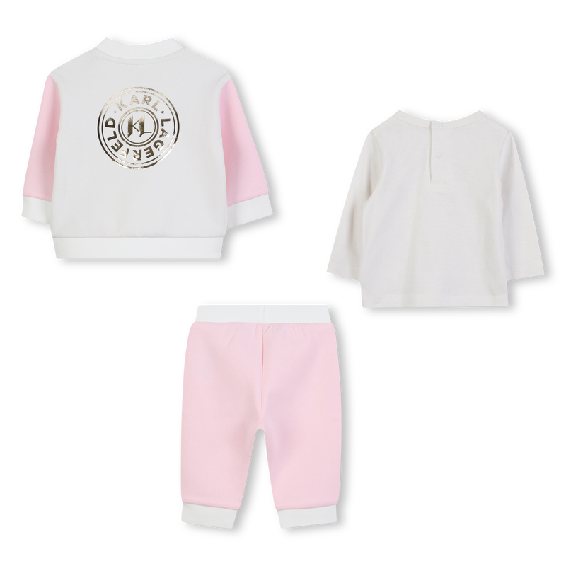 3-piece jogging set KARL LAGERFELD KIDS 
                    GIRL