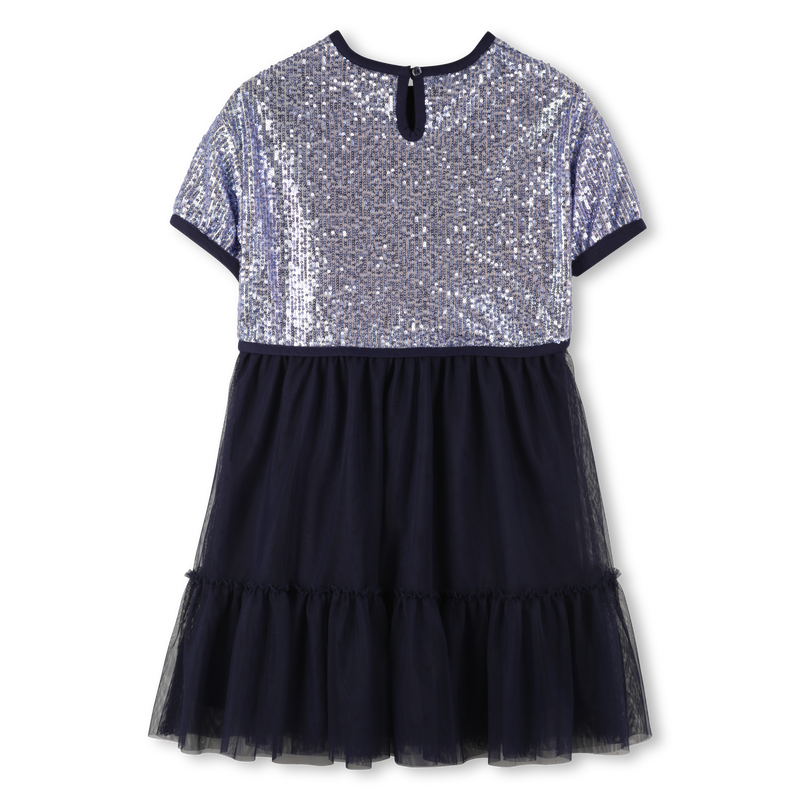 Bi-material dress BILLIEBLUSH 
                        GIRL