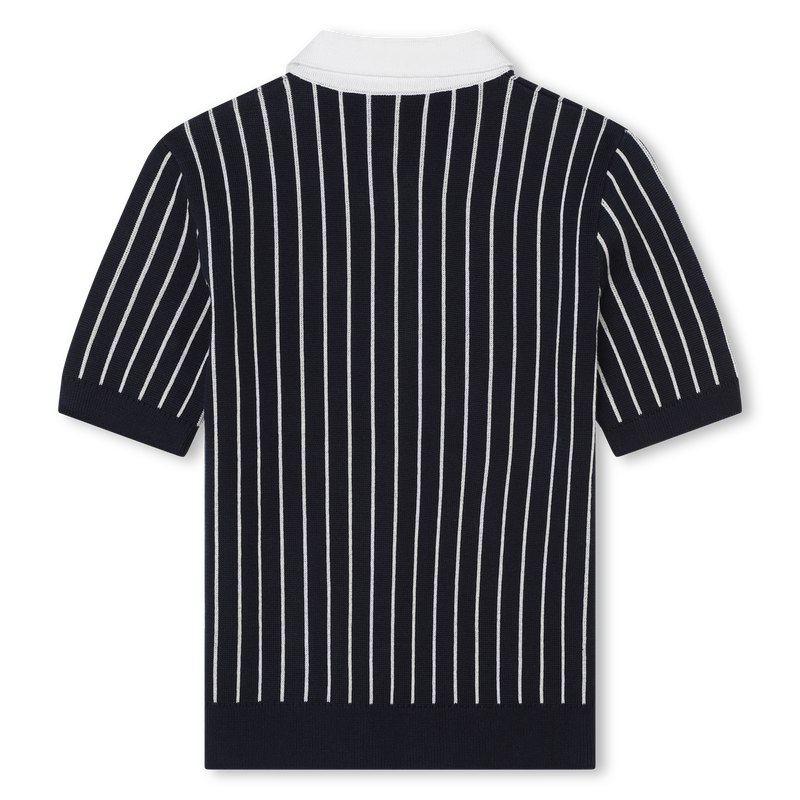 Pocket detail striped polo BOSS 
                    BOY