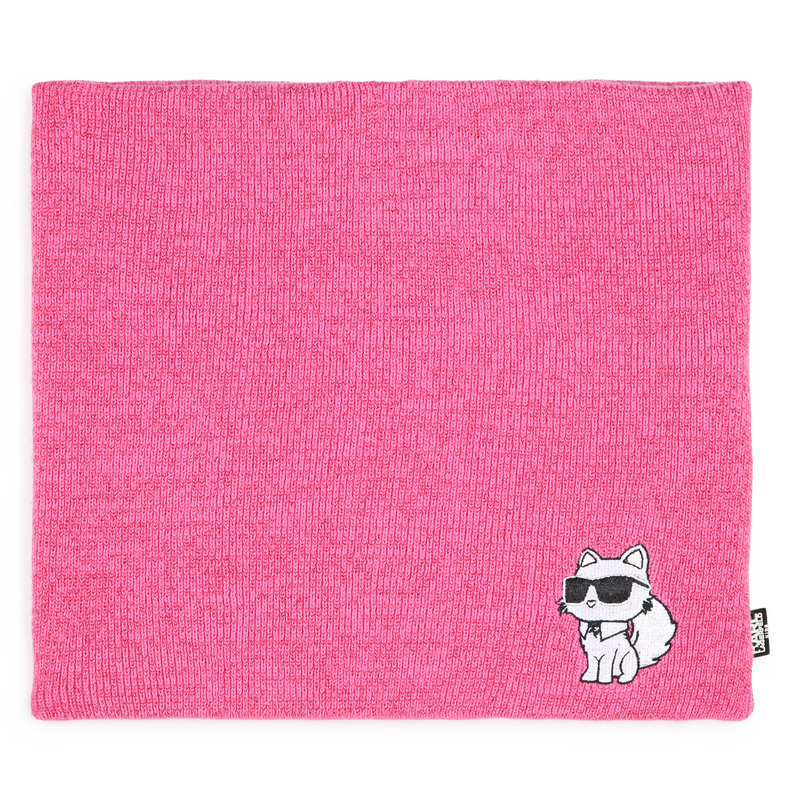 Hat & Infinity Scarf Set KARL LAGERFELD KIDS 
                    GIRL