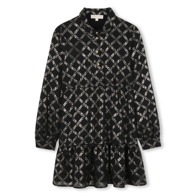 Long-sleeved polyester dress MICHAEL KORS GIRL