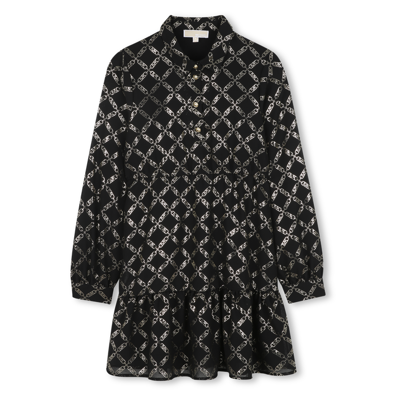Long-sleeved polyester dress MICHAEL KORS 
                    GIRL