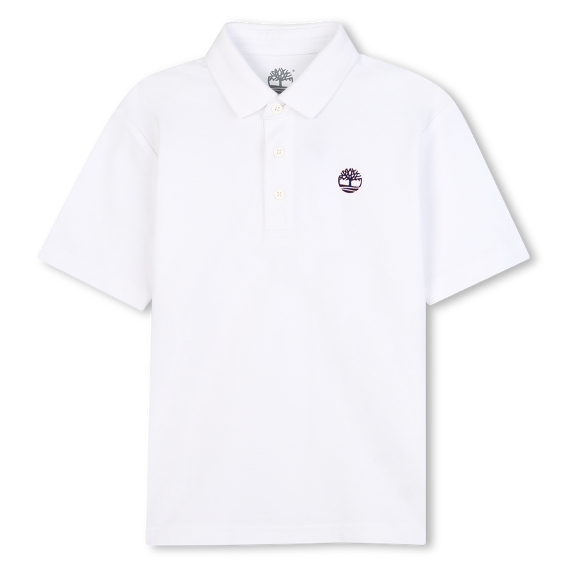 Short-sleeved cotton polo shirt TIMBERLAND 
                        BOY