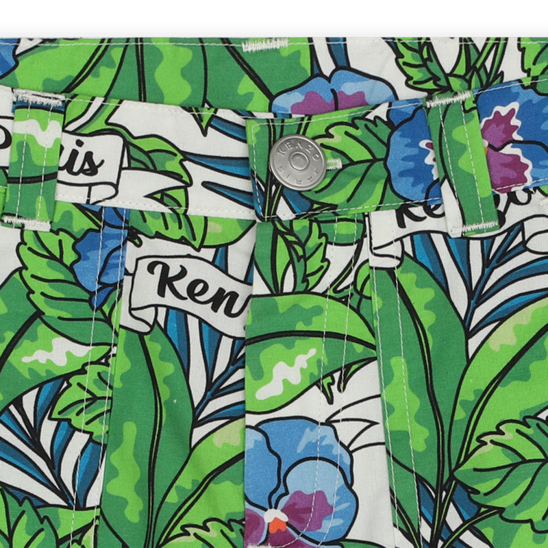 Cotton Bermuda shorts KENZO KIDS 
                    BOY
