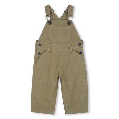 Cotton dungarees with patch pockets TIMBERLAND BOY