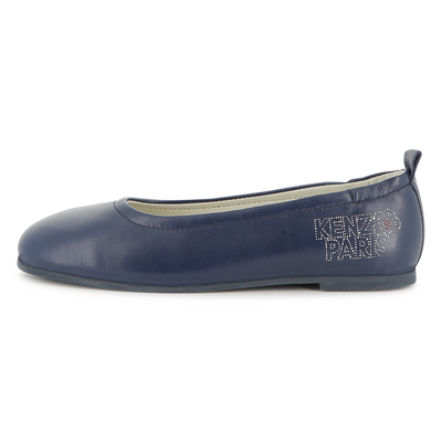 Goat leather ballerina KENZO KIDS GIRL