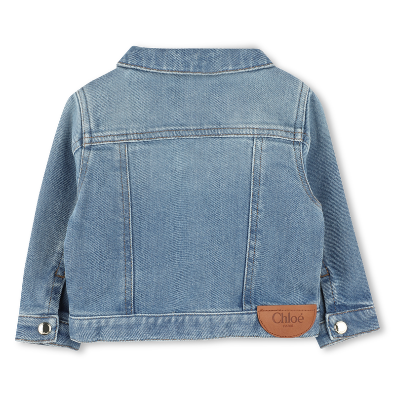 Denim jacket with press studs CHLOE 
                    GIRL