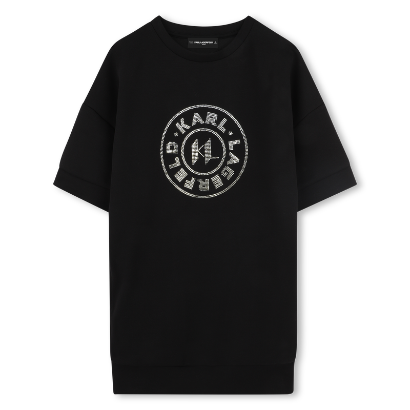 Short-sleeved dress KARL LAGERFELD KIDS 
                        GIRL