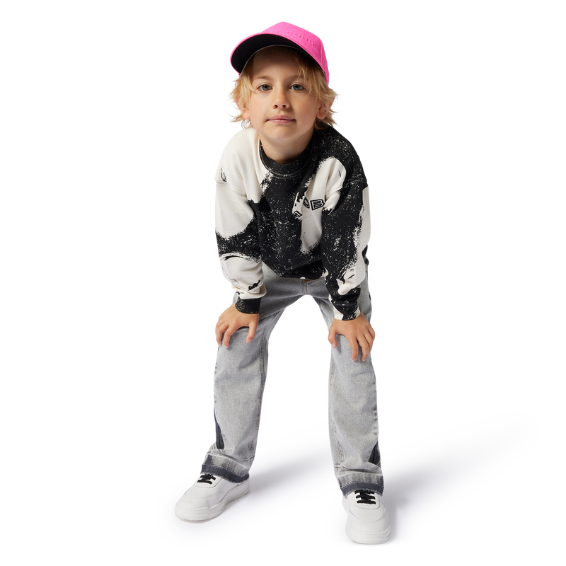 Self-adhesive leather sneakers MARC JACOBS 
                    BOY