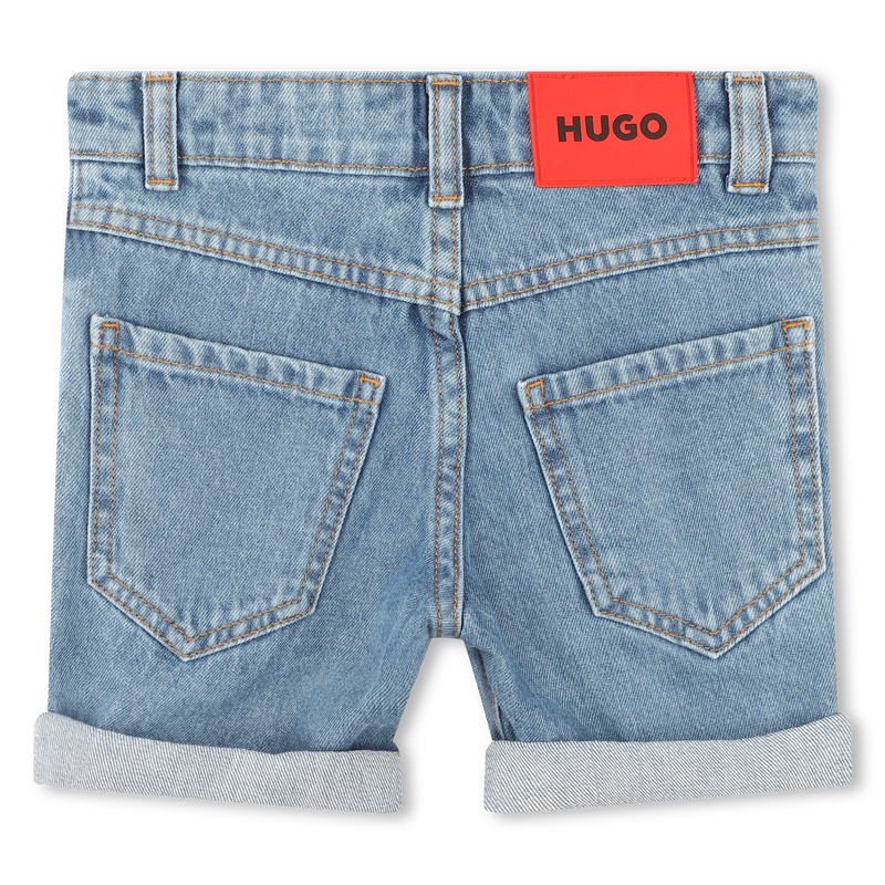 5-pocket denim Bermuda shorts HUGO 
                    BOY