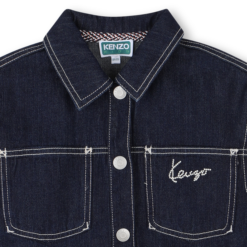 Denim jacket KENZO KIDS 
                        GIRL