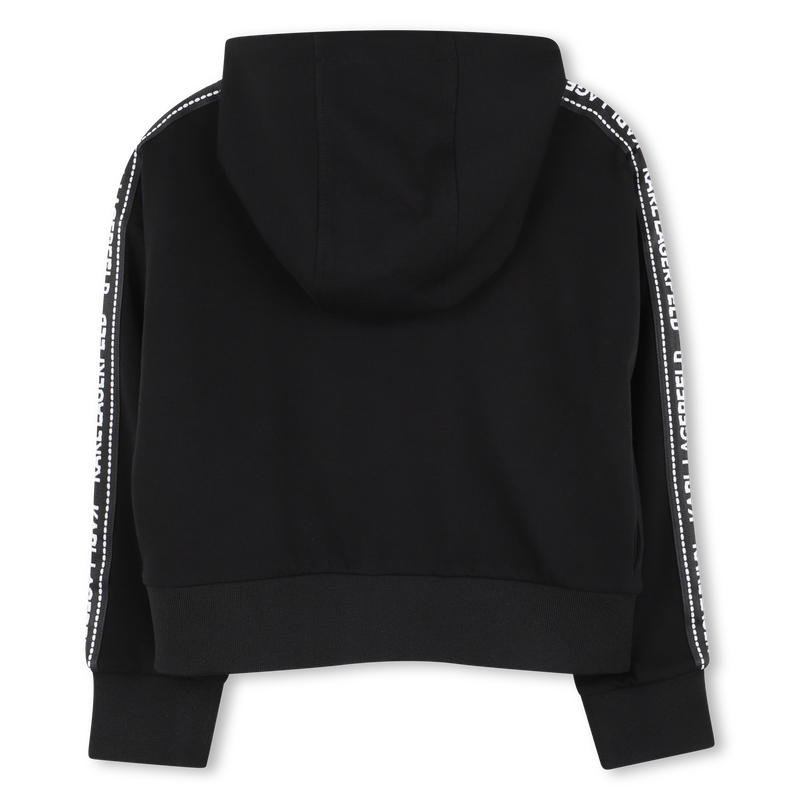 Hooded cardigan KARL LAGERFELD KIDS 
                    GIRL