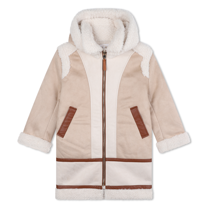 See by chloe shearling jacket clearance