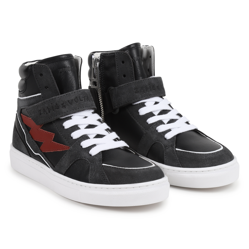 Velcro Leather Sneakers ZADIG & VOLTAIRE 
                        BOY
