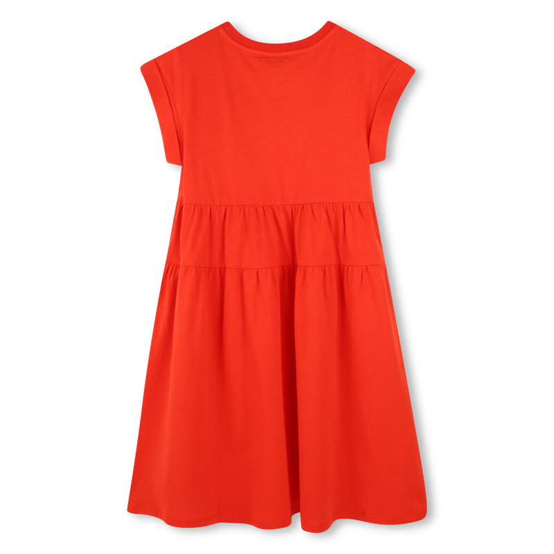 Dress with cutout waist panel KENZO KIDS 
                        GIRL