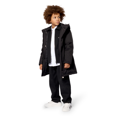 Hooded parka KARL LAGERFELD KIDS BOY