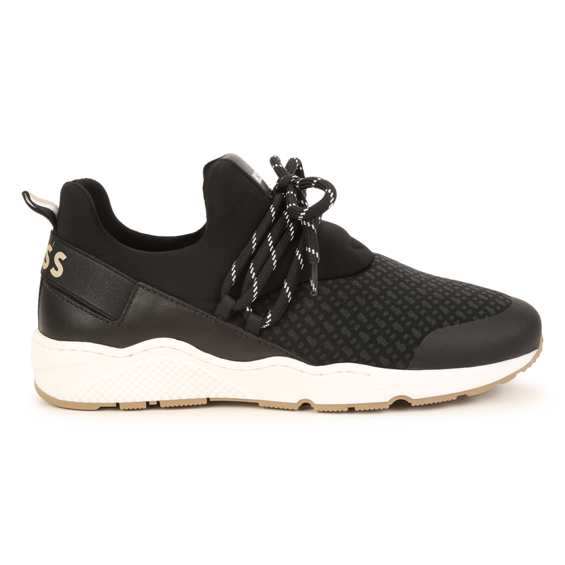 Lace-up leather sneakers BOSS 
                    BOY