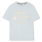Short-sleeved T-shirt, PALE BLUE, hi-res
