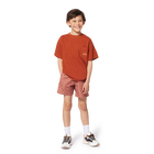 Embroidered cotton T-shirt BOSS 
                    BOY