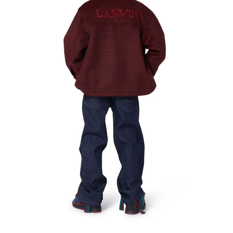 Printed Fleece Shirt Jacket LANVIN 
                        BOY