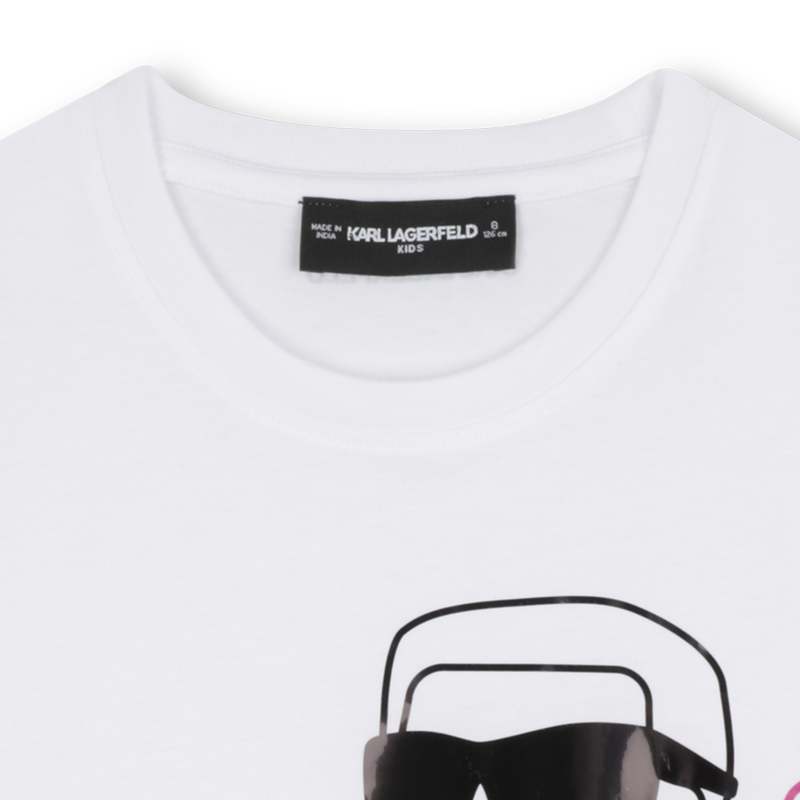 Short-sleeved T-shirt KARL LAGERFELD KIDS 
                        GIRL