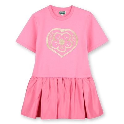 Short-sleeve dress KENZO KIDS GIRL