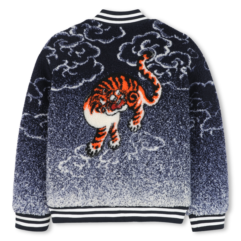 Fluffy fleece jacket KENZO KIDS 
                    UNISEX