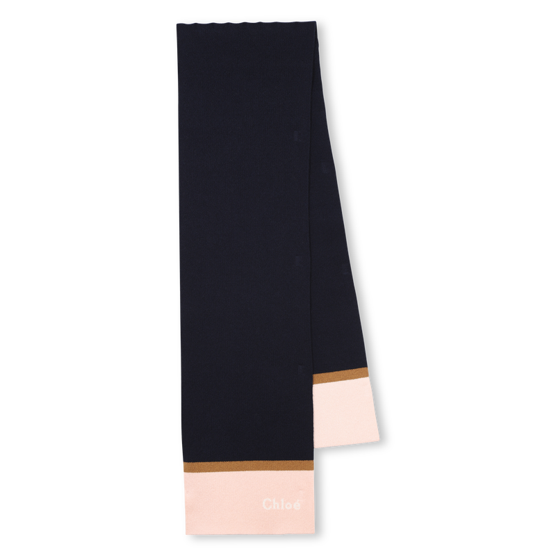 Three-Color Knitted Scarf CHLOE 
                    GIRL