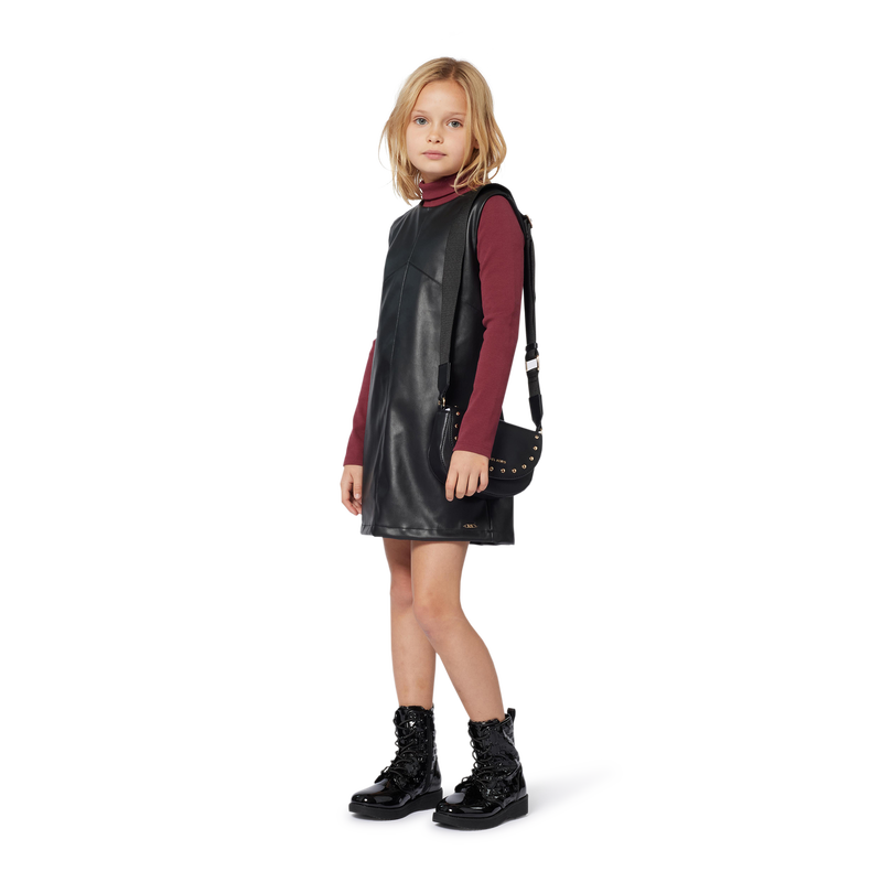 Long-sleeved T-shirt with stand-up collar MICHAEL KORS 
                    GIRL