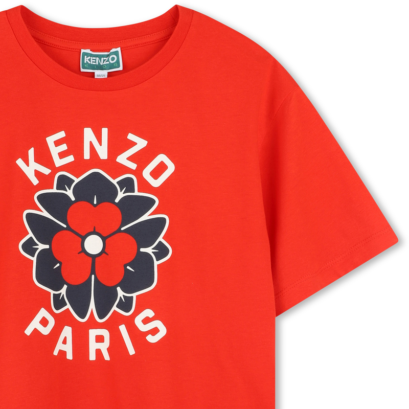 T-shirt with logo print KENZO KIDS 
                        GIRL