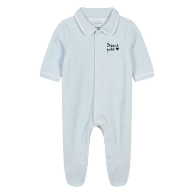 Embroidered Polo Neck Pajamas CARREMENT BEAU BOY
