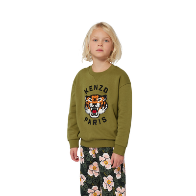 Unbrushed fleece sweatshirt KENZO KIDS BOY