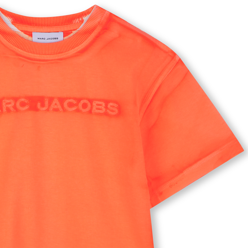 Embroidered cotton T-shirt MARC JACOBS 
                        UNISEX