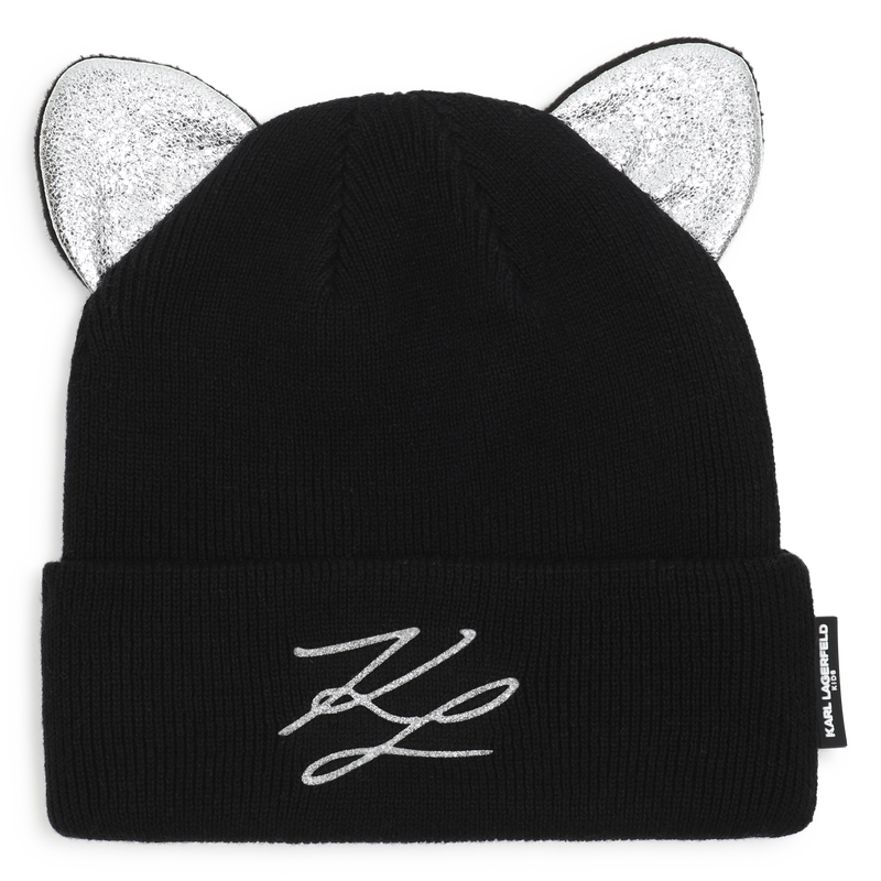 Knitted beanie KARL LAGERFELD KIDS 
                        GIRL