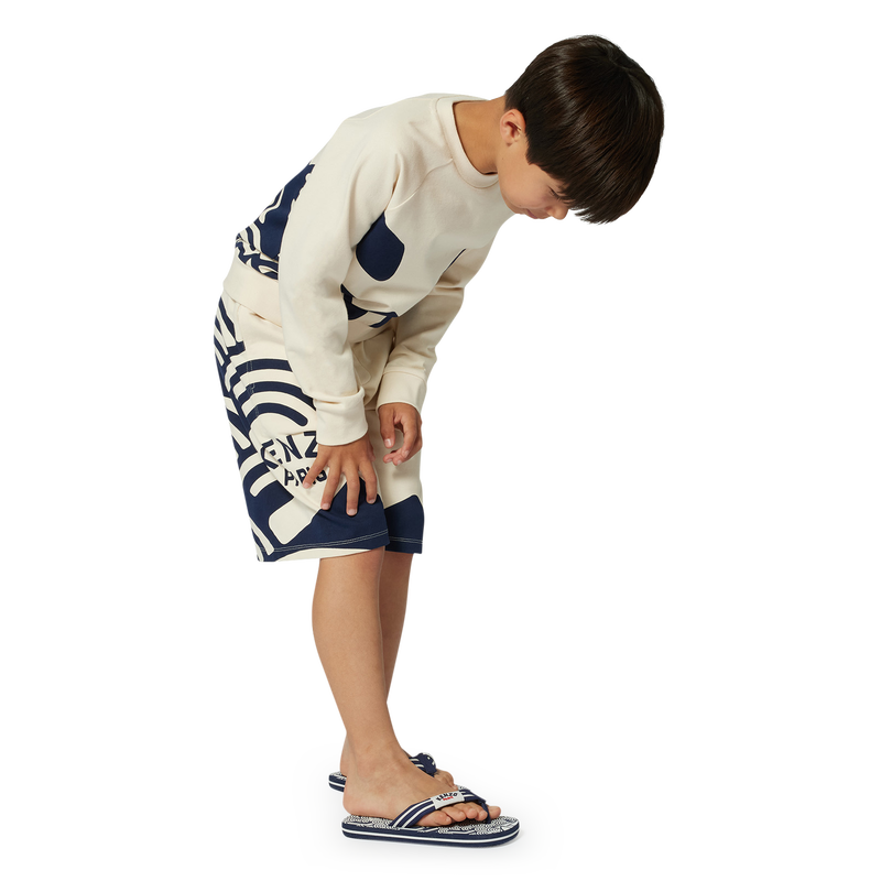 Logo Print Bermudas KENZO KIDS 
                        BOY