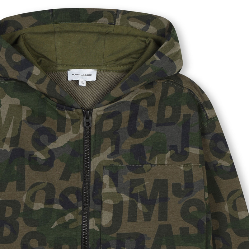 Hooded Fleece Cardigan MARC JACOBS 
                    UNISEX