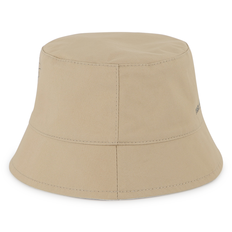 Reversible twill bucket hat KARL LAGERFELD KIDS 
                        BOY