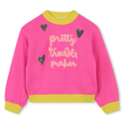 Fine knitted sweater, PINK, hi-res
