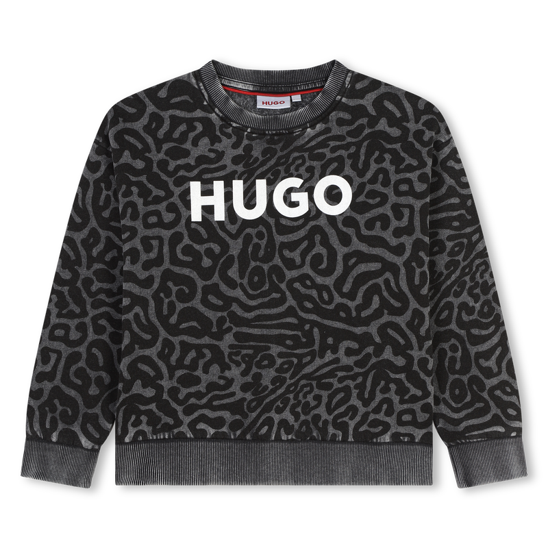 Printed Jersey Sweatshirt HUGO 
                    GIRL