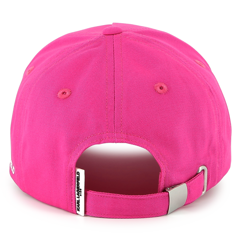 Adjustable cotton baseball cap KARL LAGERFELD KIDS 
                        GIRL
