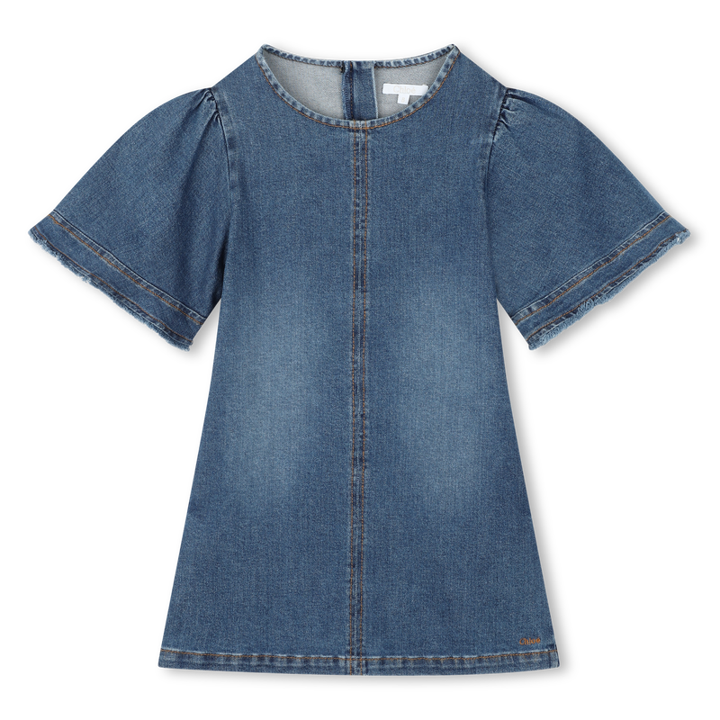 Short-Sleeved Denim Dress CHLOE 
                    GIRL