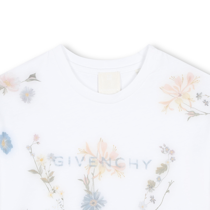 Short-Sleeved Cotton T-Shirt GIVENCHY 
                    GIRL