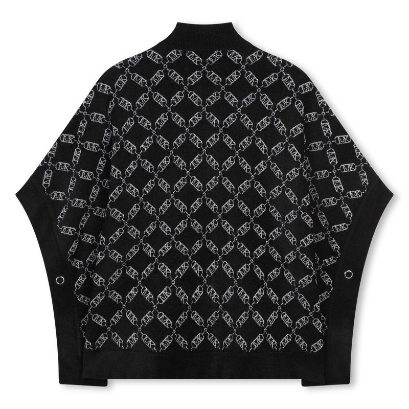 Zip-Up Knit Cape MICHAEL KORS 
                    GIRL